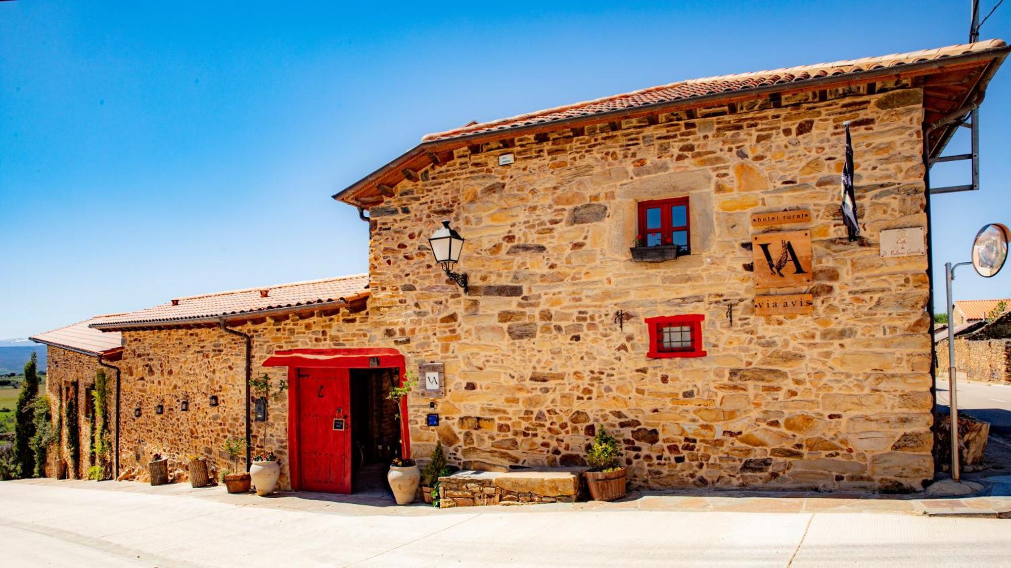 Pensjonat Via Avis Santa Catalina de Somoza Zewnętrze zdjęcie